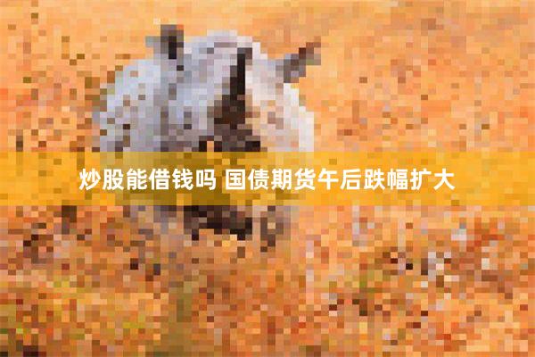 炒股能借钱吗 国债期货午后跌幅扩大