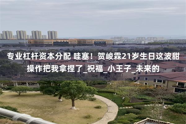 专业杠杆资本分配 哇塞！贺峻霖21岁生日这波甜操作把我拿捏了_祝福_小王子_未来的